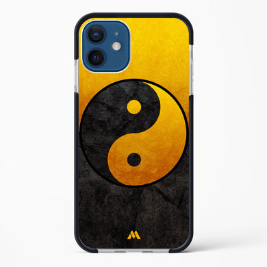 Yin Yang in Gold Impact Drop Protection Case (Apple)