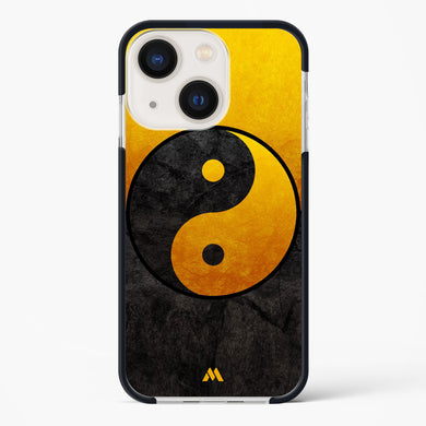 Yin Yang in Gold Impact Drop Protection Case (Apple)