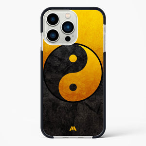 Yin Yang in Gold Impact Drop Protection Case (Apple)