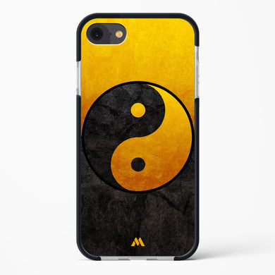 Yin Yang in Gold Impact Drop Protection Case (Apple)