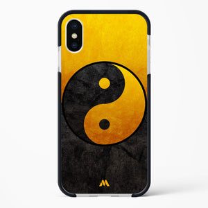 Yin Yang in Gold Impact Drop Protection Case (Apple)