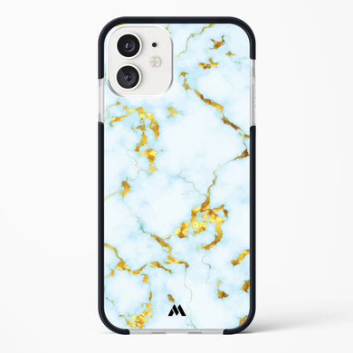 White Gold Marble Impact Drop Protection Case (Apple)