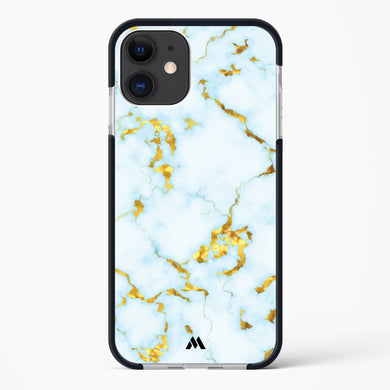 White Gold Marble Impact Drop Protection Case (Apple)