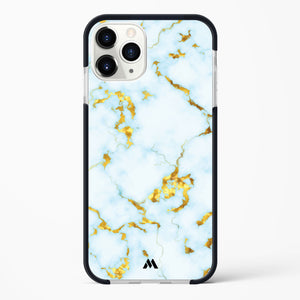 White Gold Marble Impact Drop Protection Case (Apple)