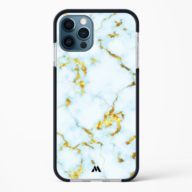 White Gold Marble Impact Drop Protection Case (Apple)