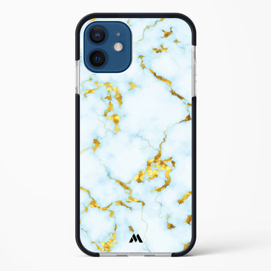 White Gold Marble Impact Drop Protection Case (Apple)