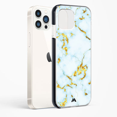 White Gold Marble Impact Drop Protection Case (Apple)