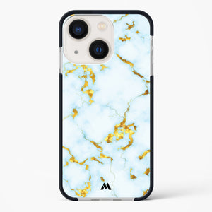 White Gold Marble Impact Drop Protection Case (Apple)