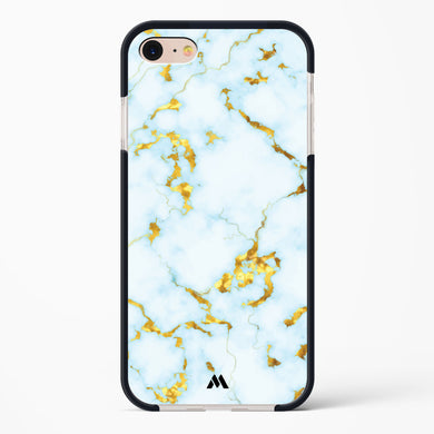 White Gold Marble Impact Drop Protection Case (Apple)