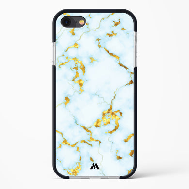 White Gold Marble Impact Drop Protection Case (Apple)