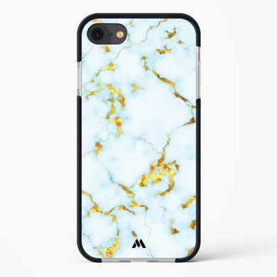 White Gold Marble Impact Drop Protection Case (Apple)
