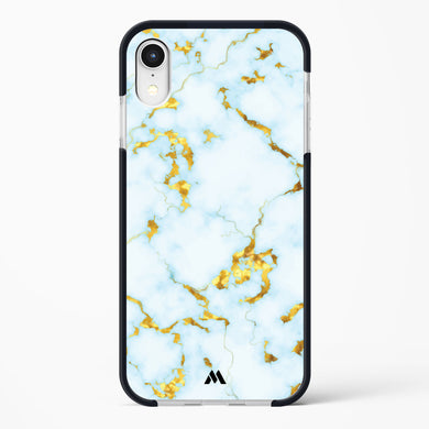 White Gold Marble Impact Drop Protection Case (Apple)