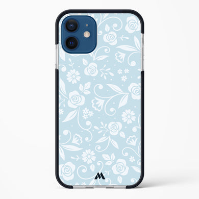 Floral Blue Zephyrs Impact Drop Protection Case (Apple)