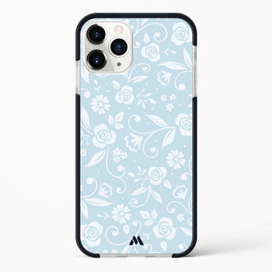Floral Blue Zephyrs Impact Drop Protection Case (Apple)