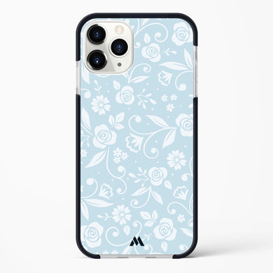 Floral Blue Zephyrs Impact Drop Protection Case (Apple)