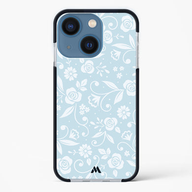 Floral Blue Zephyrs Impact Drop Protection Case (Apple)