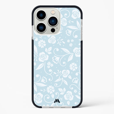 Floral Blue Zephyrs Impact Drop Protection Case (Apple)
