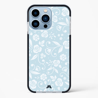 Floral Blue Zephyrs Impact Drop Protection Case (Apple)
