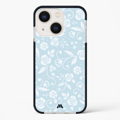 Floral Blue Zephyrs Impact Drop Protection Case (Apple)
