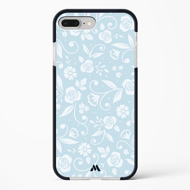 Floral Blue Zephyrs Impact Drop Protection Case (Apple)