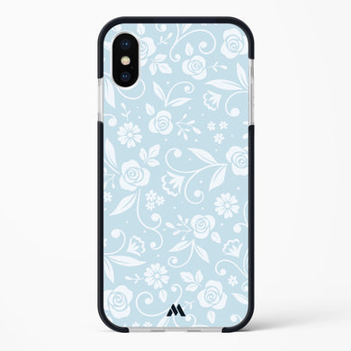 Floral Blue Zephyrs Impact Drop Protection Case (Apple)
