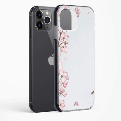 Pastel Flowers on Marble Impact Drop Protection Case (Apple)