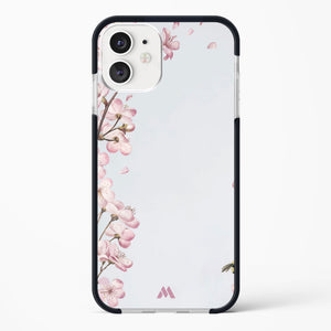 Pastel Flowers on Marble Impact Drop Protection Case (Apple)