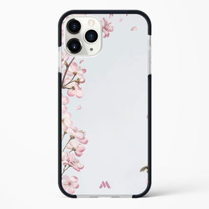 Pastel Flowers on Marble Impact Drop Protection Case (Apple)