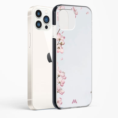 Pastel Flowers on Marble Impact Drop Protection Case (Apple)