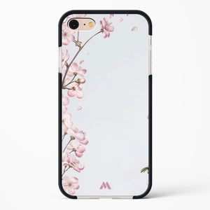 Pastel Flowers on Marble Impact Drop Protection Case (Apple)