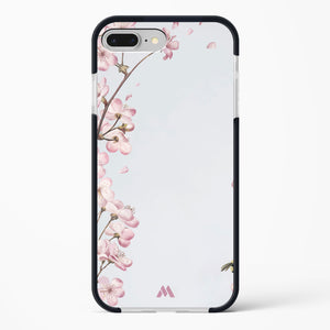Pastel Flowers on Marble Impact Drop Protection Case (Apple)
