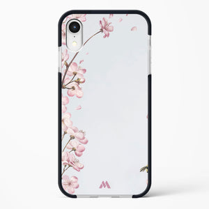 Pastel Flowers on Marble Impact Drop Protection Case (Apple)