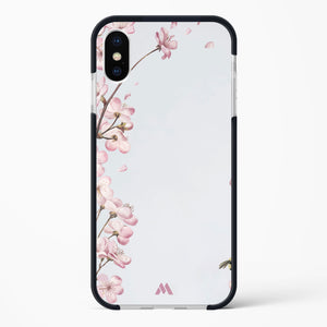 Pastel Flowers on Marble Impact Drop Protection Case (Apple)