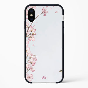 Pastel Flowers on Marble Impact Drop Protection Case (Apple)