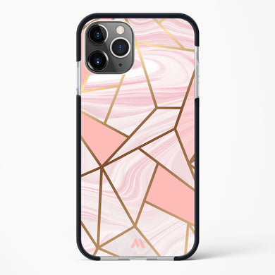 Liquid Marble in Pink Impact Drop Protection Case (Apple)
