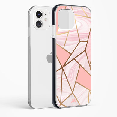 Liquid Marble in Pink Impact Drop Protection Case (Apple)