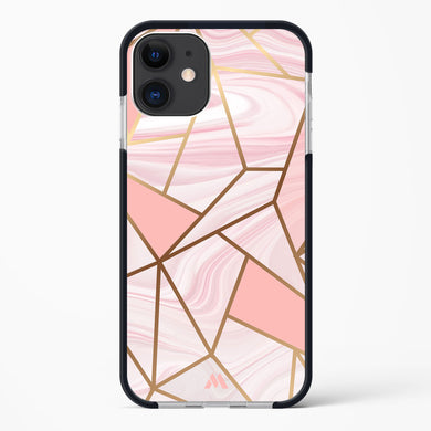 Liquid Marble in Pink Impact Drop Protection Case (Apple)