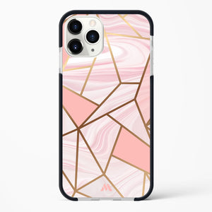 Liquid Marble in Pink Impact Drop Protection Case (Apple)