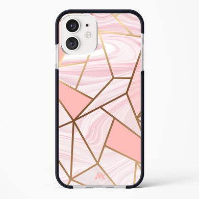 Liquid Marble in Pink Impact Drop Protection Case (Apple)