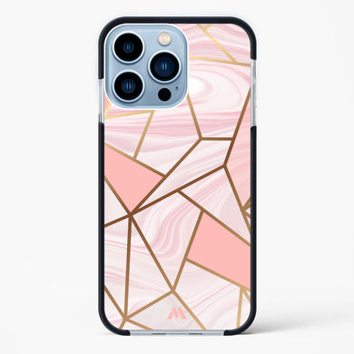 Liquid Marble in Pink Impact Drop Protection Case (Apple)