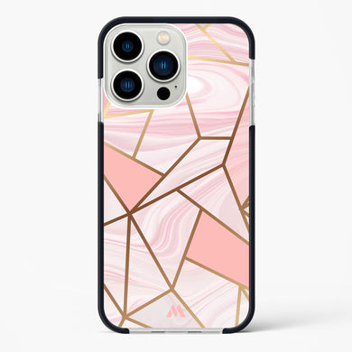 Liquid Marble in Pink Impact Drop Protection Case (Apple)