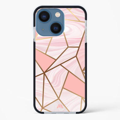 Liquid Marble in Pink Impact Drop Protection Case (Apple)