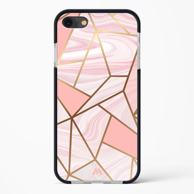 Liquid Marble in Pink Impact Drop Protection Case (Apple)
