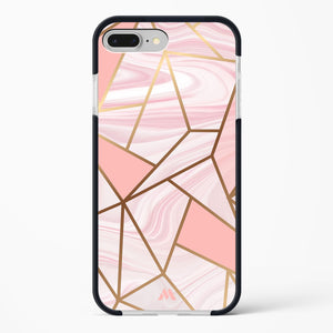 Liquid Marble in Pink Impact Drop Protection Case (Apple)