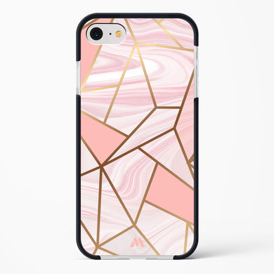 Liquid Marble in Pink Impact Drop Protection Case (Apple)