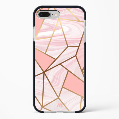 Liquid Marble in Pink Impact Drop Protection Case (Apple)