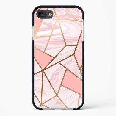 Liquid Marble in Pink Impact Drop Protection Case (Apple)