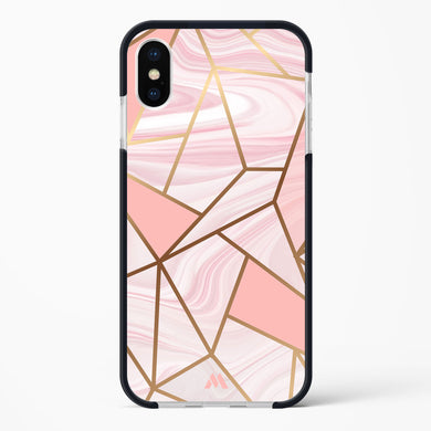 Liquid Marble in Pink Impact Drop Protection Case (Apple)