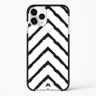 Calligraphic Zig Zags Impact Drop Protection Case (Apple)