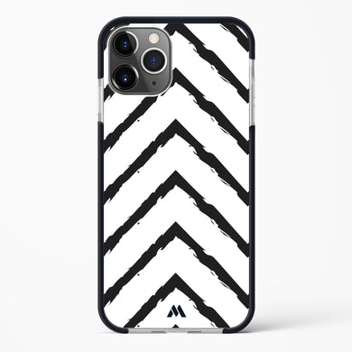 Calligraphic Zig Zags Impact Drop Protection Case (Apple)